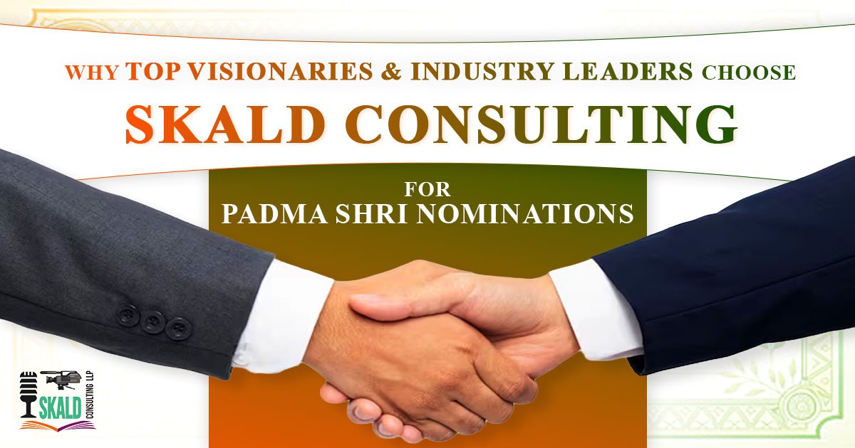 Banner image for blog explaining why leaders choose Skald Consulting for Padma Shri nominations